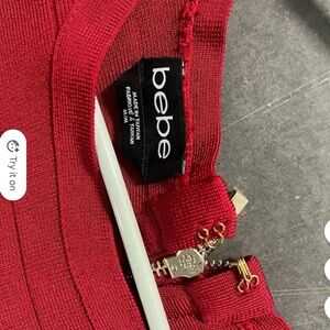 bebe Scarlet Long Sleeve Dress